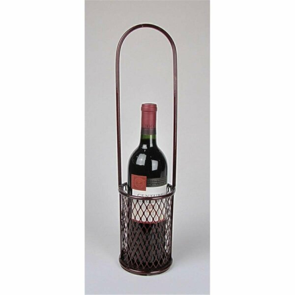 Metrotex Designs Heavy Mesh Single Bottle Carrier-Rich Merlot Finish 28606